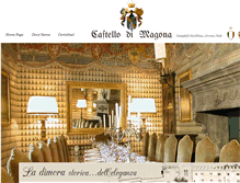 Tablet Screenshot of castellodimagona.it